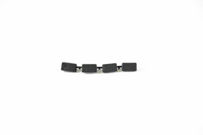 LighTech Rubber inserts BLACK for &ampampquotAlien&ampampquot lever (4 parts)