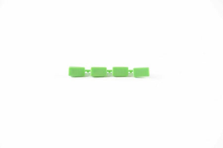 LighTech Rubber inserts GREEN for &ampampquotAlien&ampampquot lever (4 parts)