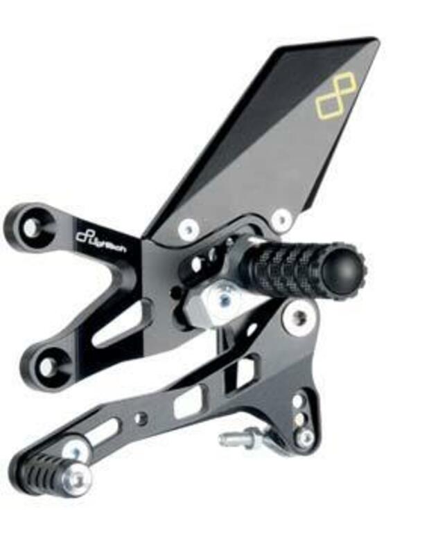 LIGHTECH Foldable/Adjustable Rearset Reverse Shifting