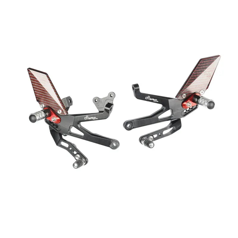 LIGHTECH Racing Adjustable/Foldable Rearset Reverse Shifting