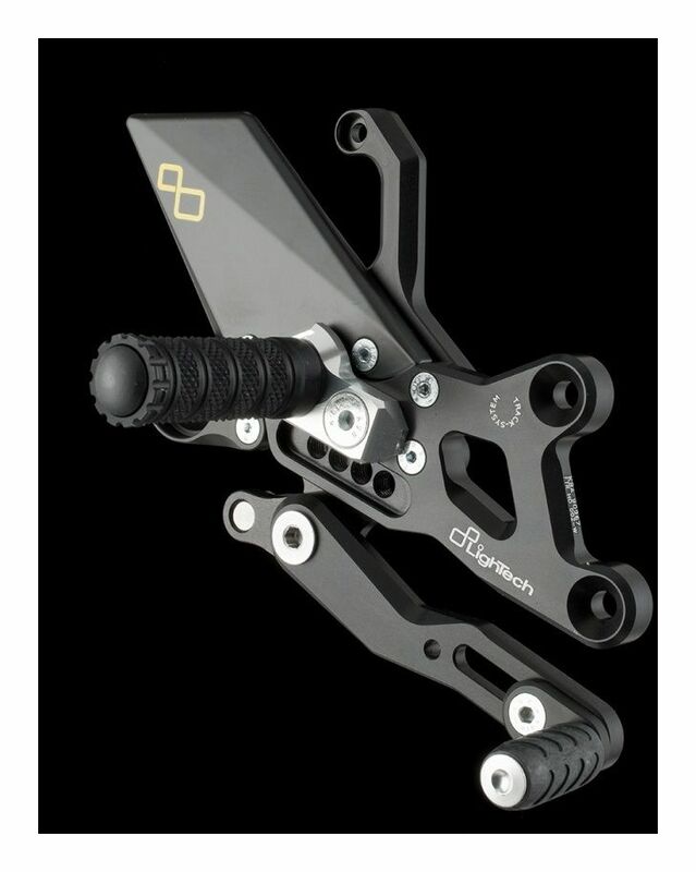 LIGHTECH Foldable/Adjustable Rearset Standard & Reverse Shifting