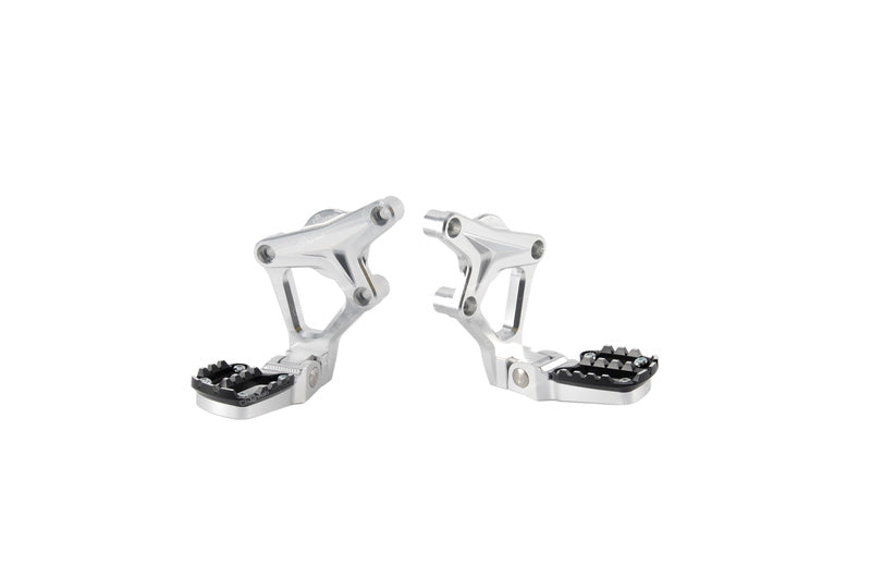 LighTech Fix Rearset Foldable Footpegs Black