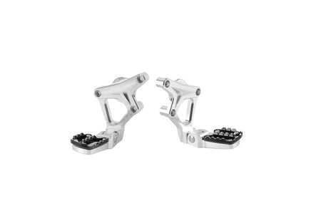 LighTech Fix Rearset Foldable Footpegs Black