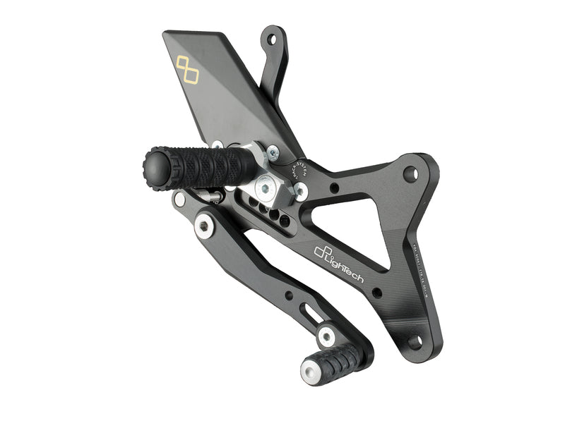 LIGHTECH Foldable/Adjustable Rearset Standard & Reverse Shifting