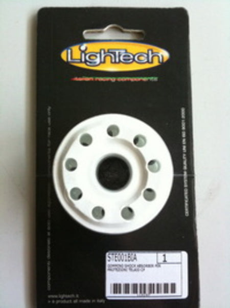 LighTech Pair of rubber Shock Absorbers WHITE 55mm