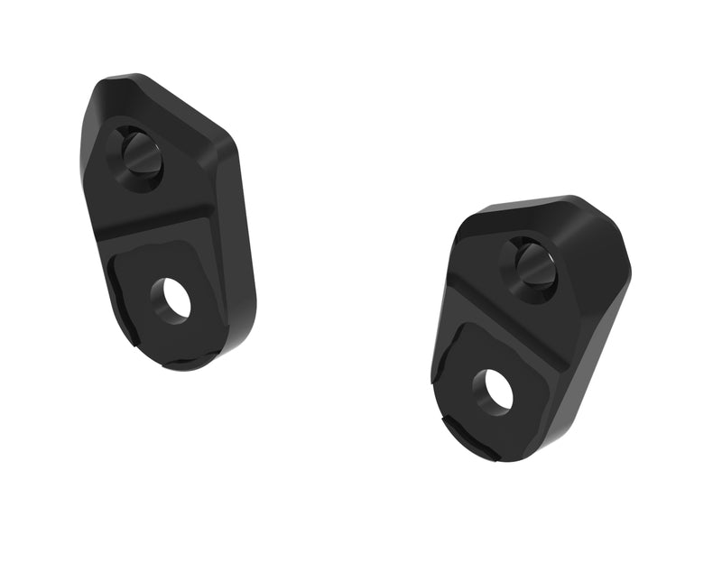 LIGHTECH Foot Pegs Holder Kit Adjustable Black