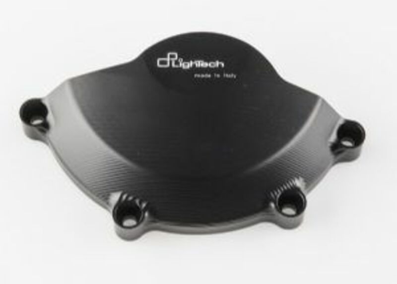 LighTech Alternator Left Crankcase Cover Black