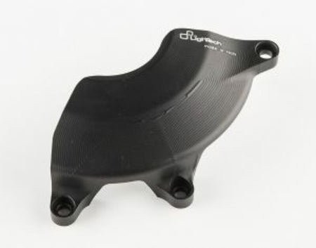 LighTech Alternator Left Crankcase Cover Black