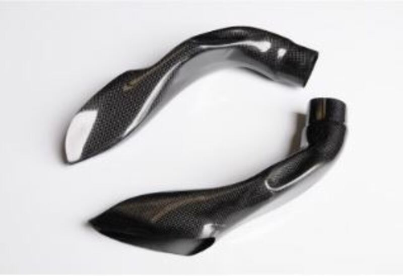 LighTech Airbox Tubes Glossy Carbon