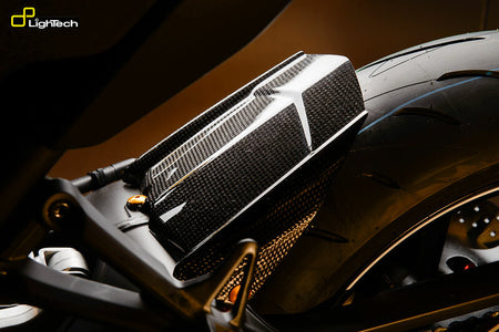 LighTech Rear Mudguard Glossy Carbon