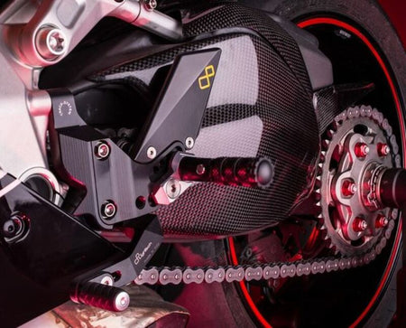 LighTech Swingarm Cover Glossy Carbon