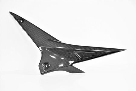 LighTech Side Tank Cover Glossy Carbon