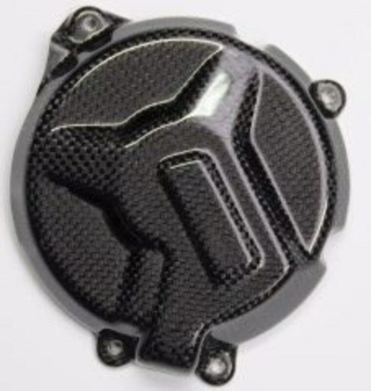 LighTech Alternator Case Cover Glossy Carbon
