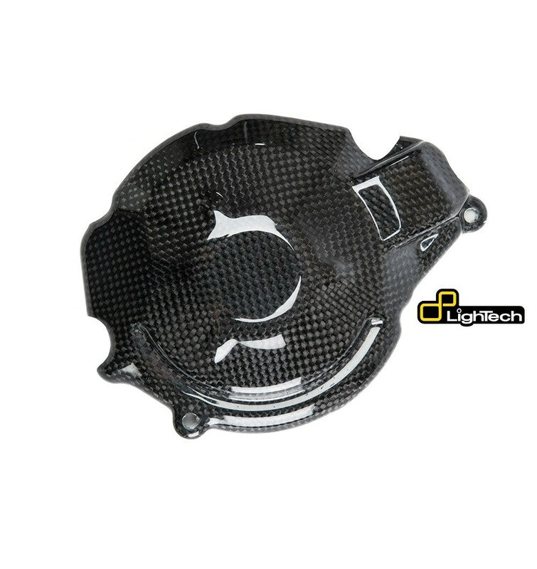 LighTech Alternator Crankcase Cover Glossy Carbon