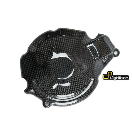 LighTech Alternator Crankcase Cover Glossy Carbon