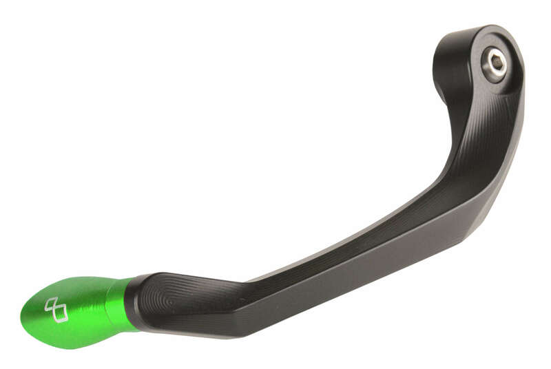 LighTech Clutch Lever Guard 153mm Aluminium Black/Green