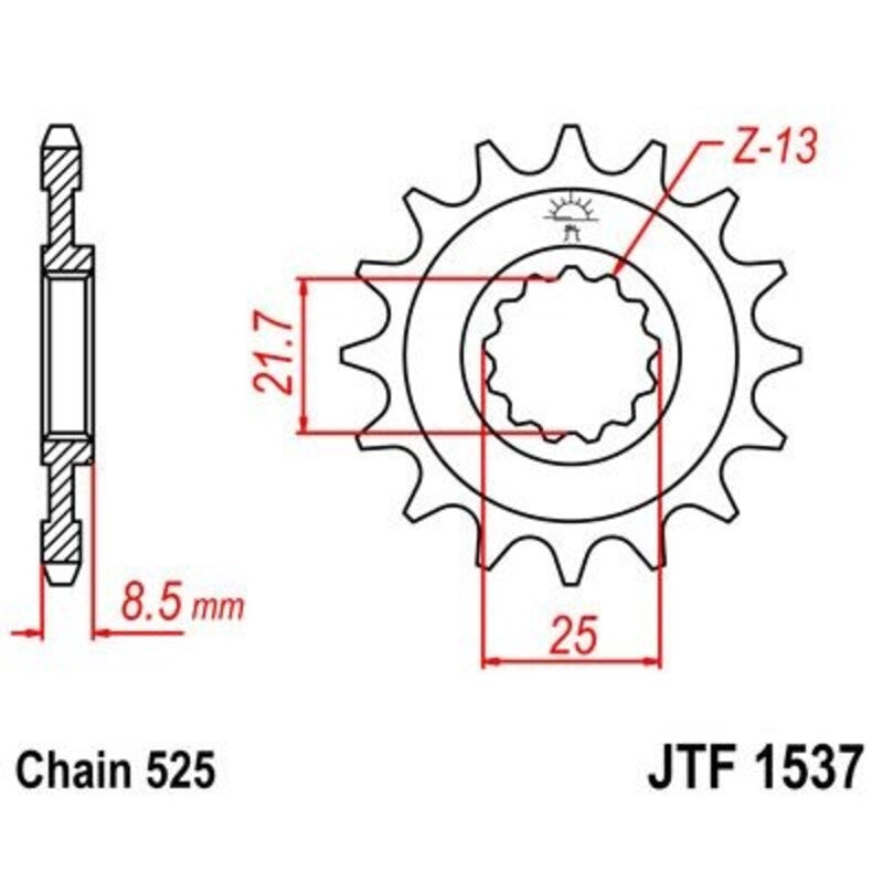 JT Front Sprocket JTF1537