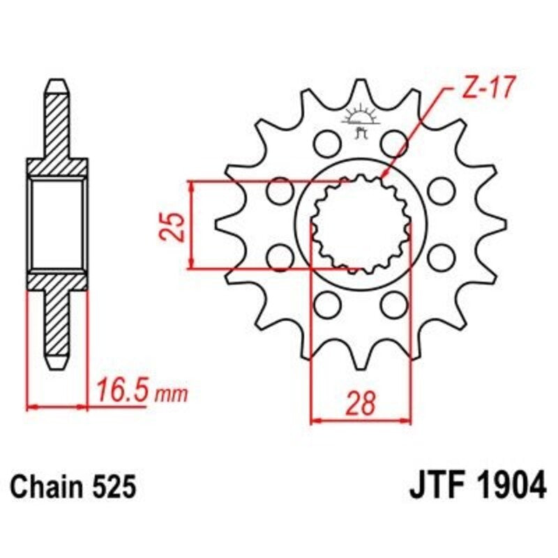 JT Front Sprocket JTF1904