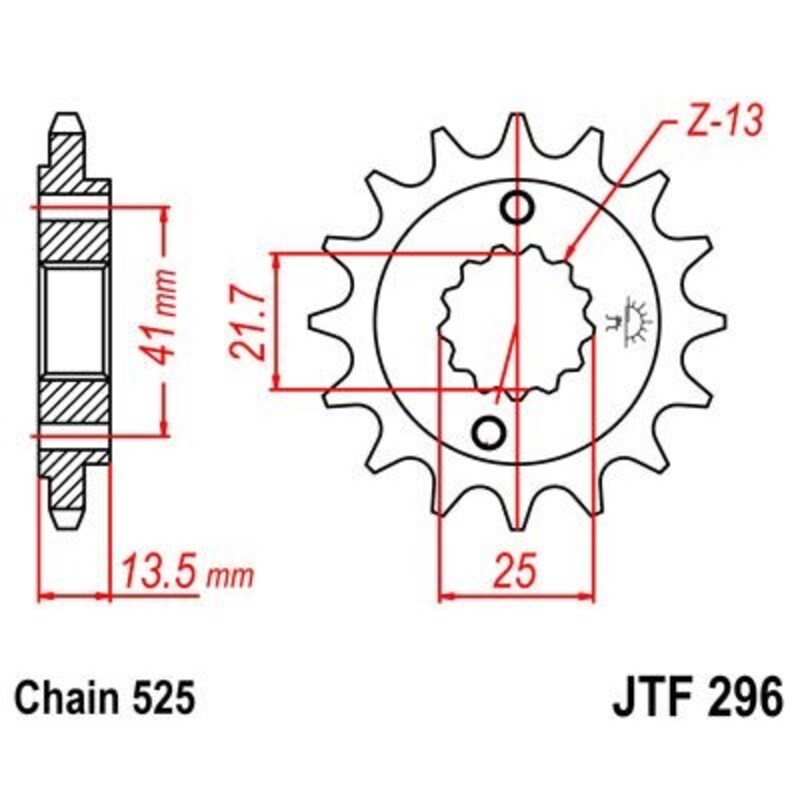JT Front Sprocket JTF296