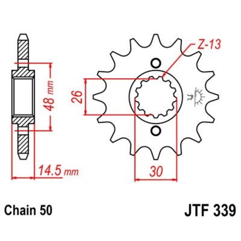 JT Front Sprocket JTF339