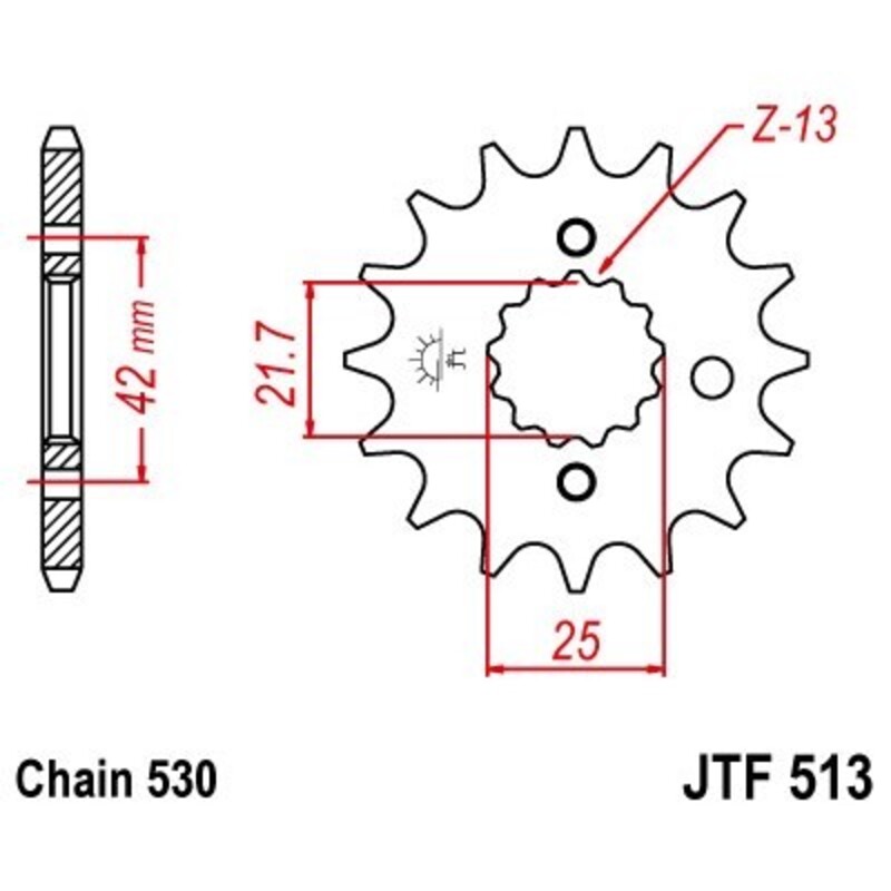 JT Front Sprocket JTF513