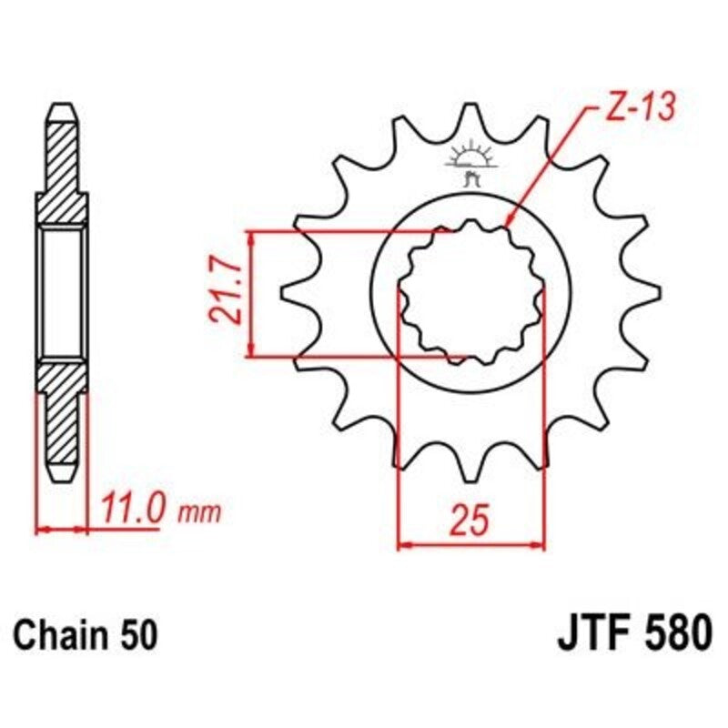 JT Front Sprocket JTF580