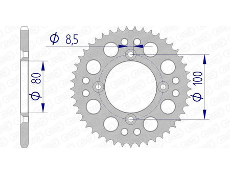 AFAM RR SPROC 420 ALU UL 11101