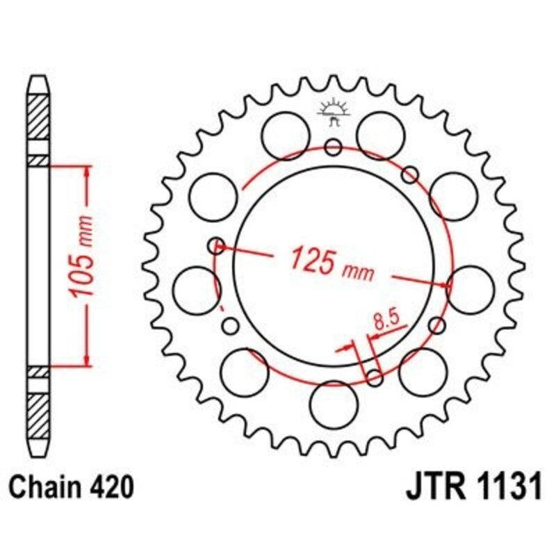 JT Rear Sprocket JTR1131