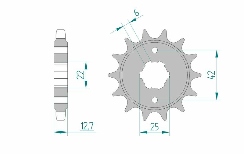 AFAM Front Sprocket Steel 530 Standard - 20502