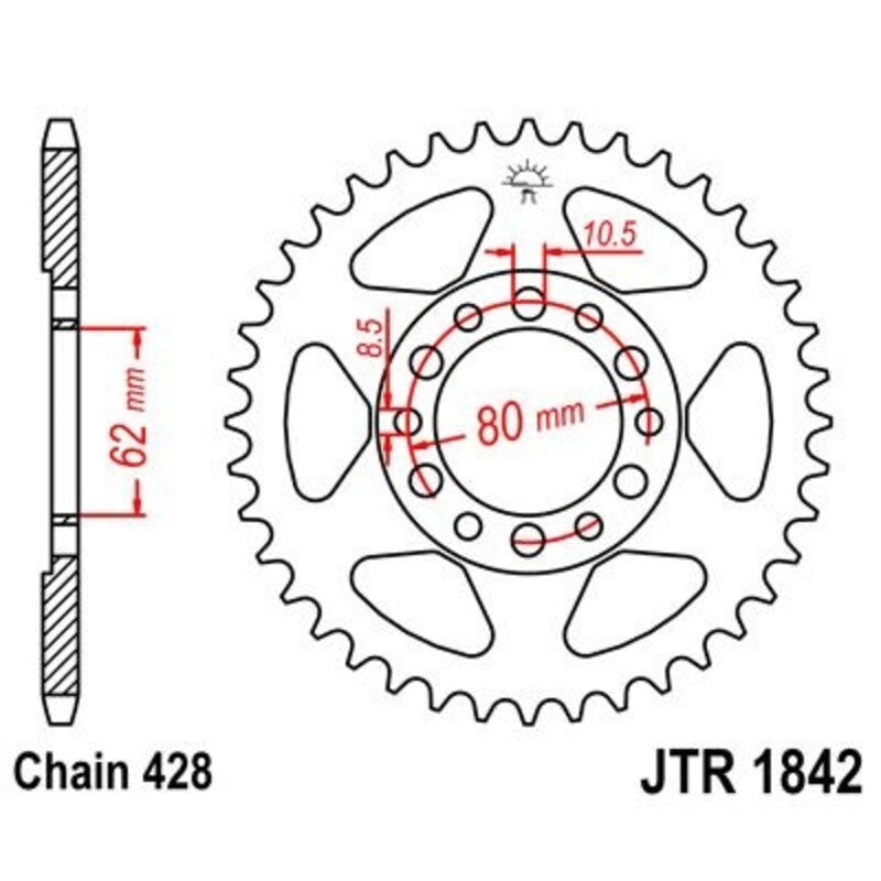 JT Rear Sprocket JTR1842