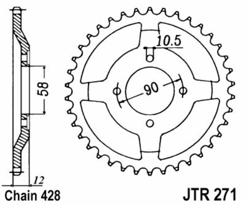JT Rear Sprocket JTR271