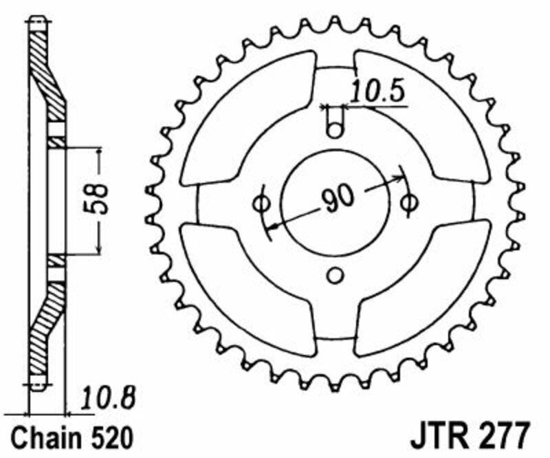 JT Rear Sprocket JTR277
