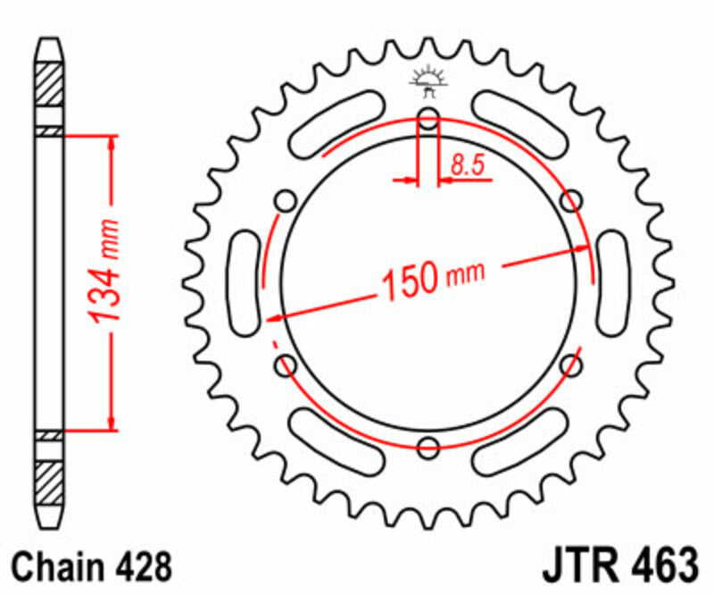 JT Rear Sprocket JTR463