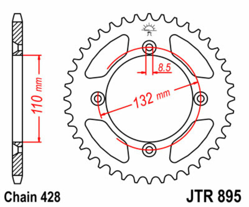 JT Rear Sprocket JTR895