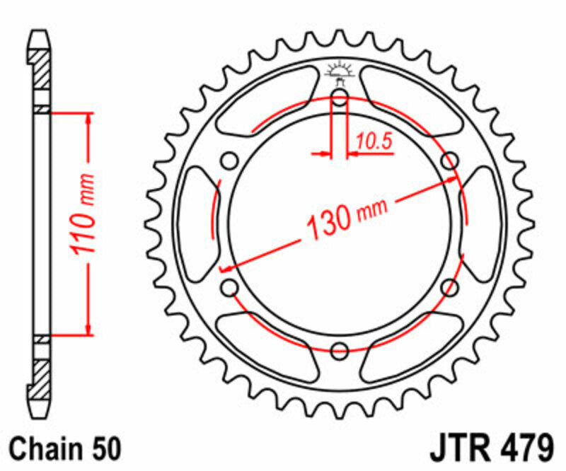 JT Rear Sprocket JTR479