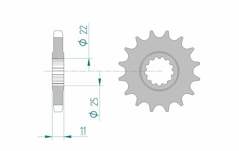 AFAM Front Sprocket Steel 530 Standard - 21602