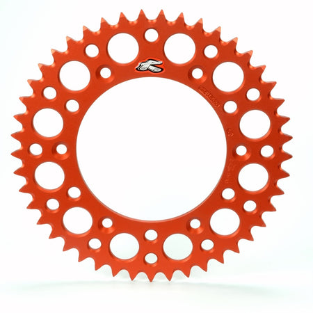 Rear sprocket RENTHAL Aluminium Self cleaning - 520