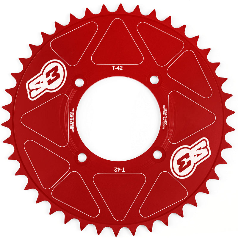 S3 Parts Laser FIM Aluminium Ultra-Light Hard Anodized Rear Sprocket CH-850 - 520