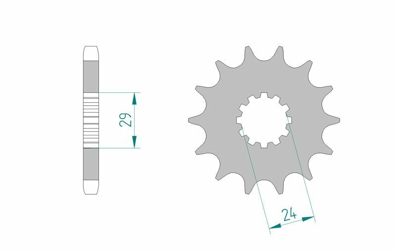 AFAM Front Sprocket Steel 530 Standard - 24601