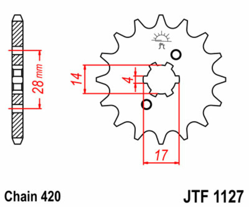 JT Front Sprocket JTF1127
