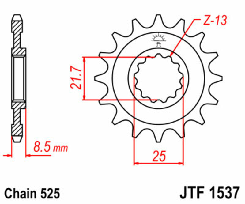 JT Front Sprocket JTF1537