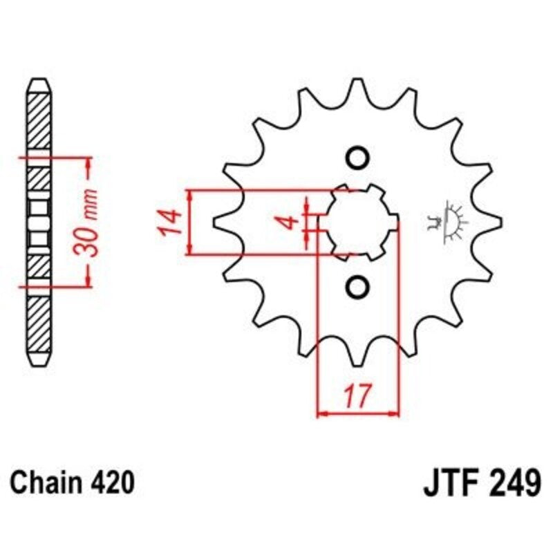 JT Front Sprocket JTF249