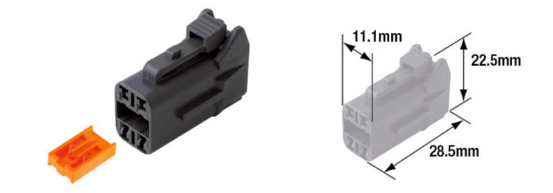TOURM COUPLER 060WP MALE X5 TOURMAX Waterproof elektra stekker male type 060 (FRM)
