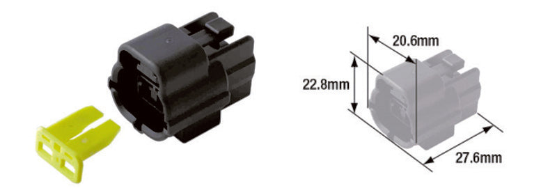 TOURM COUPLER 070WP FEMALE X5 TOURMAX Waterproof elektra stekker female type 070 (FRA)