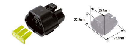 TOURM COUPLER 070WP FEMALE X5 TOURMAX Waterproof elektra stekker female type 070 (FRA)