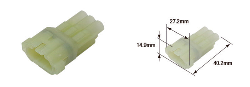 TOURM COUPLER 090WP FEMALE X10 TOURMAX Waterproof elektra stekker female type 090 (FRSH)