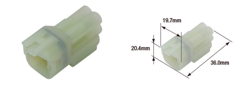TOURM COUPLER 090WP FEMALE X10 TOURMAX Waterproof elektra stekker female type 090 (FRSH)