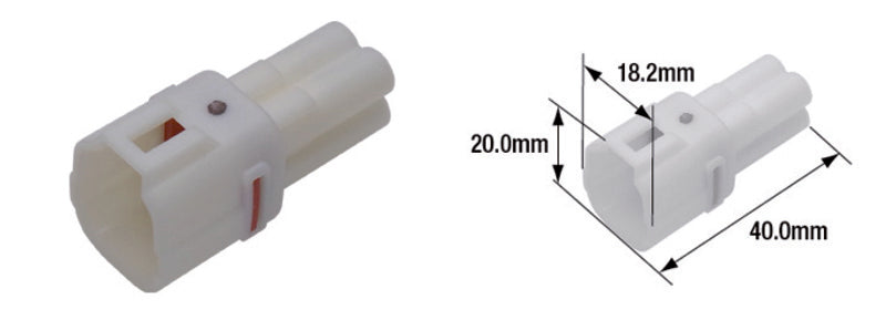 TOURM COUPLER 090WP FEMALE X10 TOURMAX Waterproof elektra stekker female type 090 (FRS)