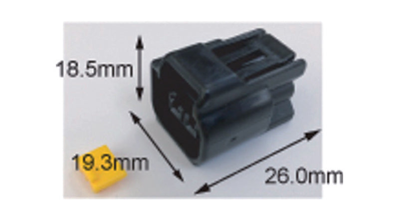 TOURM COUPLER 090WP FEMALE X10 TOURMAX Waterproof elektra stekker female type 090 (FRW)