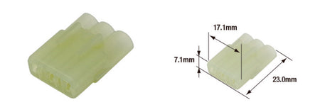 TOURM COUPLER 090WP MALE X10 TOURMAX Waterproof elektra stekker male type 090 (FRSH)